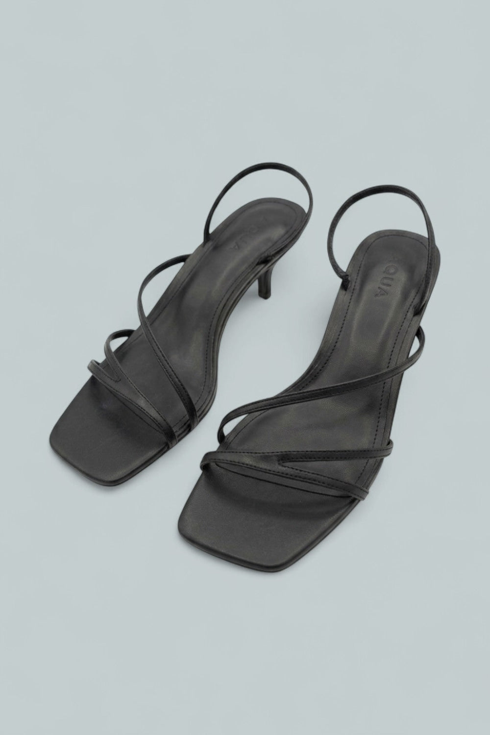 Women’s Flona Strappy Sandals Exclusive - Black Leather - 9.5 - Sandals