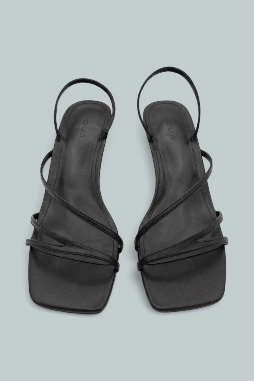 Women’s Flona Strappy Sandals Exclusive - Black Leather - 9.5 - Sandals