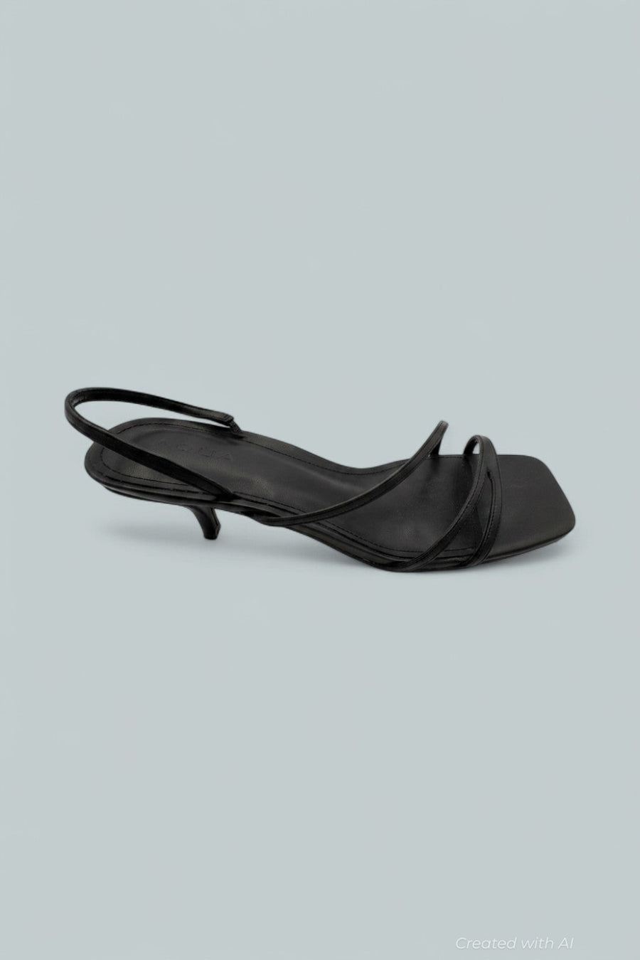 Women’s Flona Strappy Sandals Exclusive - Black Leather - 9.5 - Sandals