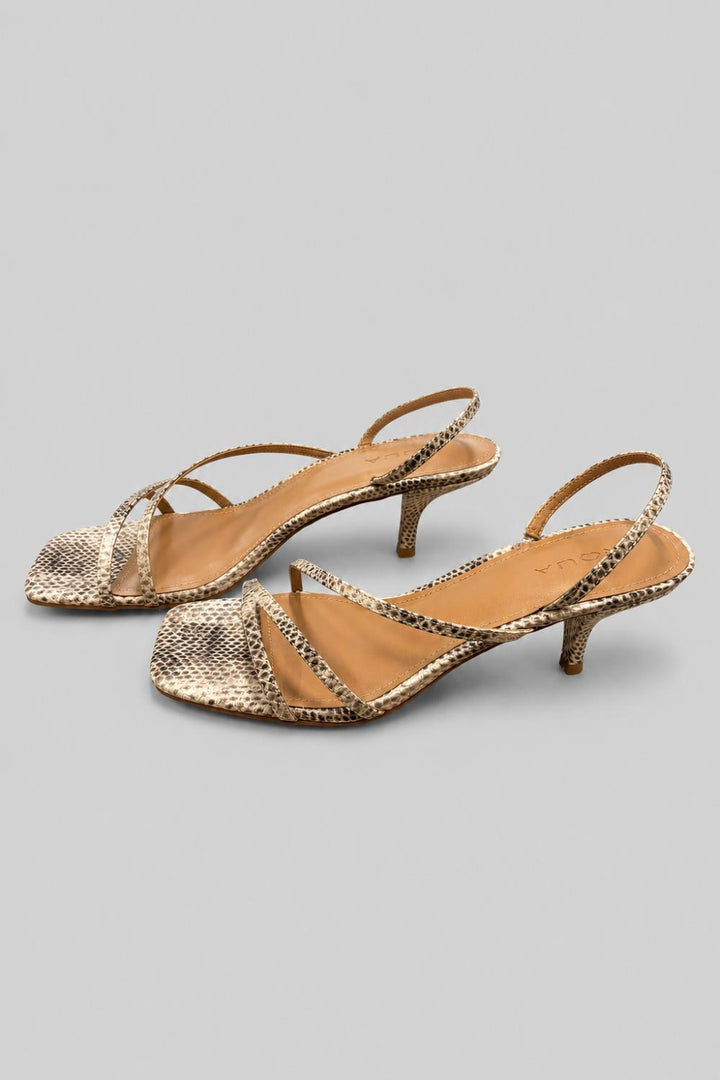 Women’s Flona Strappy Sandals Exclusive - Brown Snake - Sandal