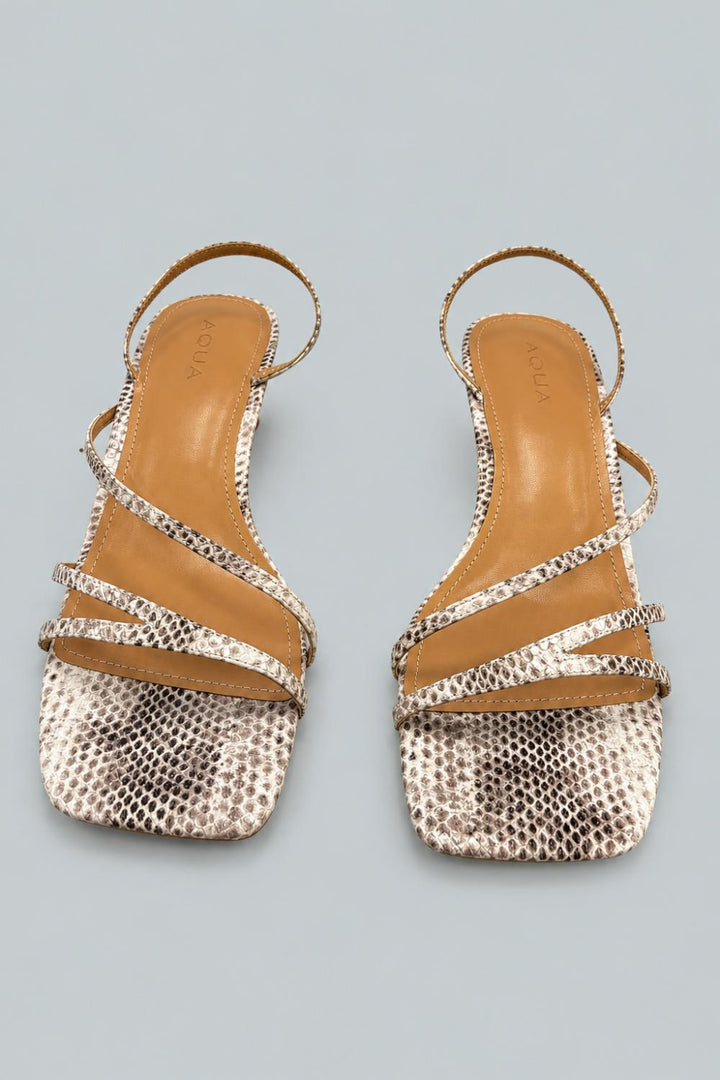 Women’s Flona Strappy Sandals Exclusive - Brown Snake - Sandal