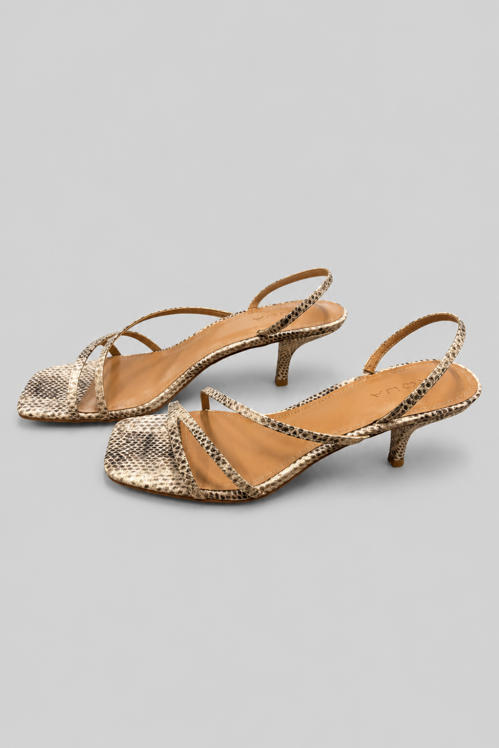 Women’s Flona Strappy Sandals Exclusive - Brown Snake - Sandal