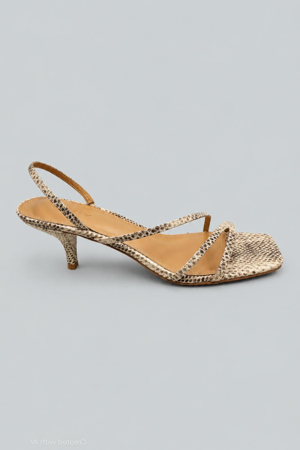 Women’s Flona Strappy Sandals Exclusive - Brown Snake - Sandal