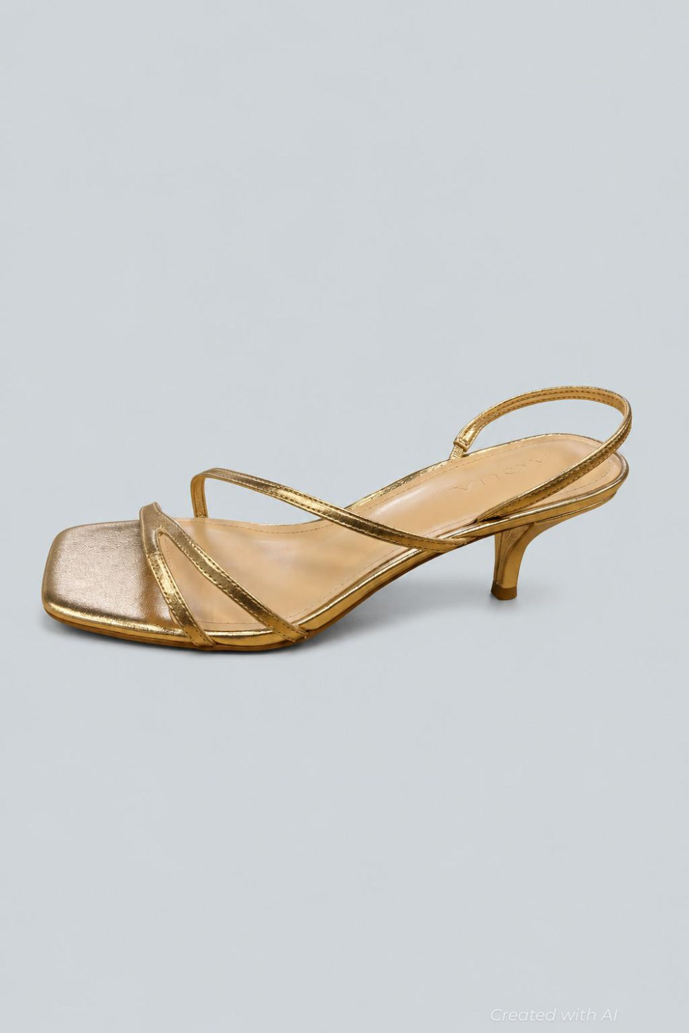 Women’s Flona Strappy Sandals - Gold Leather - 8.5 - Sandals