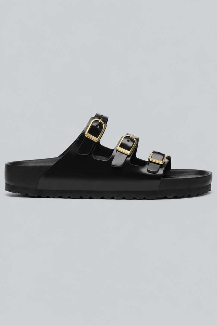 Women’s Florida High Shine Exquisite Sandals - Black - 10 10.5 US / 41 EU - Sandal
