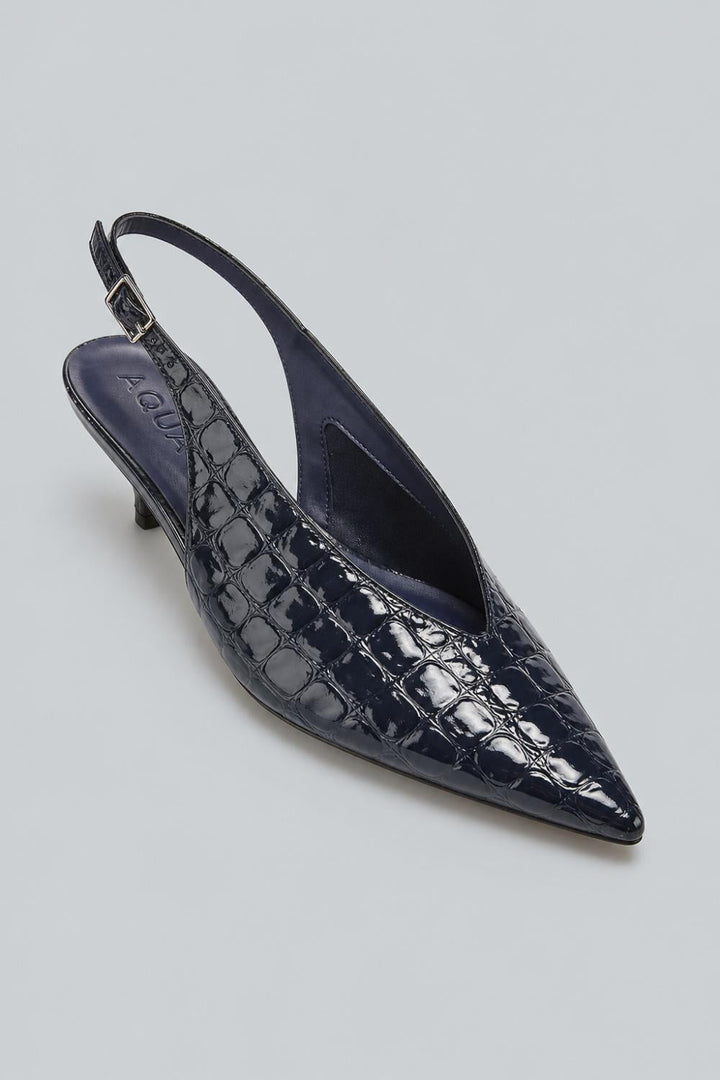 Women’s Gabby Pumps Exclusive - Black Croc - Heels