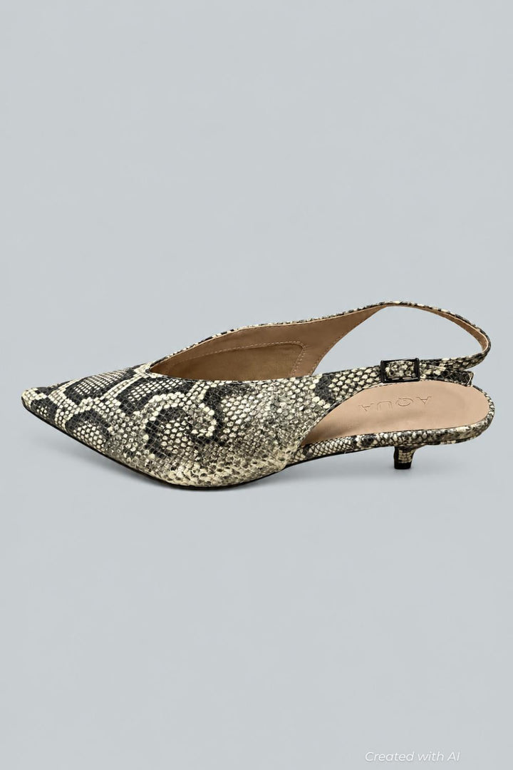 Women’s Gabby Pumps - Natural Snake - Heels