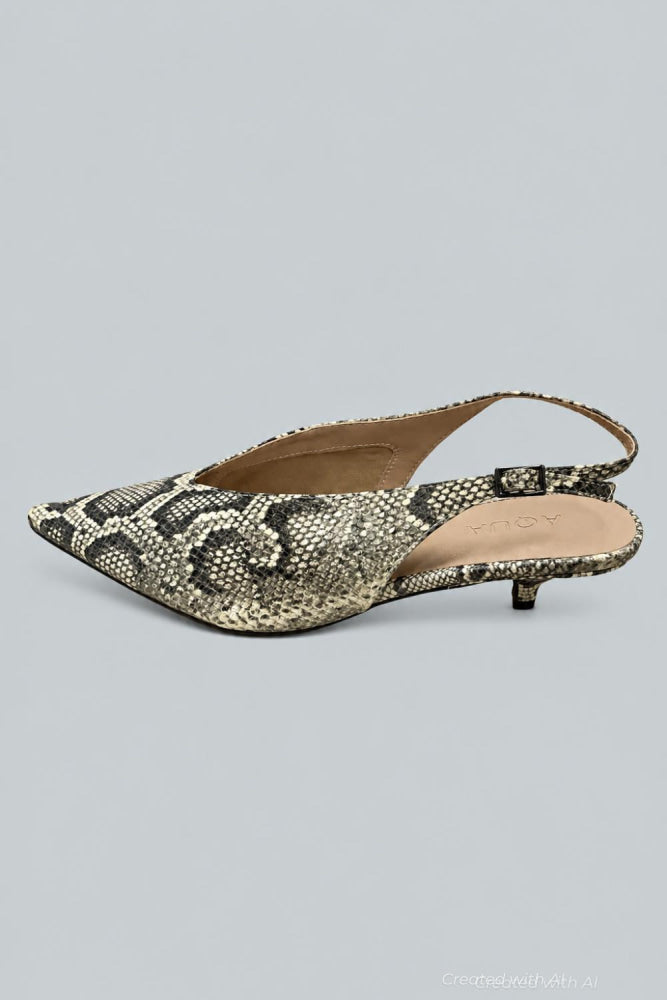 Women’s Gabby Pumps - Natural Snake - Heels
