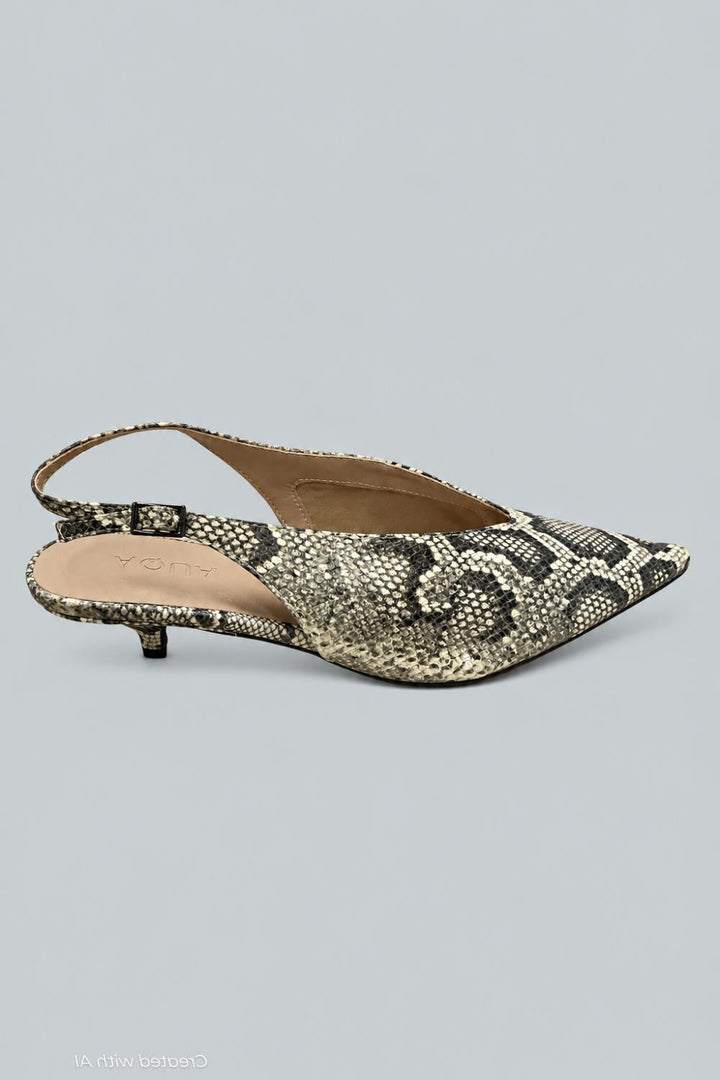 Women’s Gabby Pumps - Natural Snake - Heels