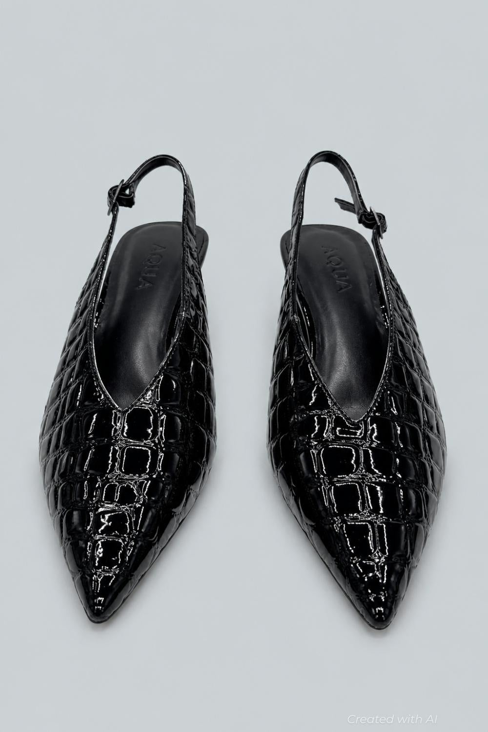 Women’s Gabby Pumps - Navy Croc - 7 - Heels