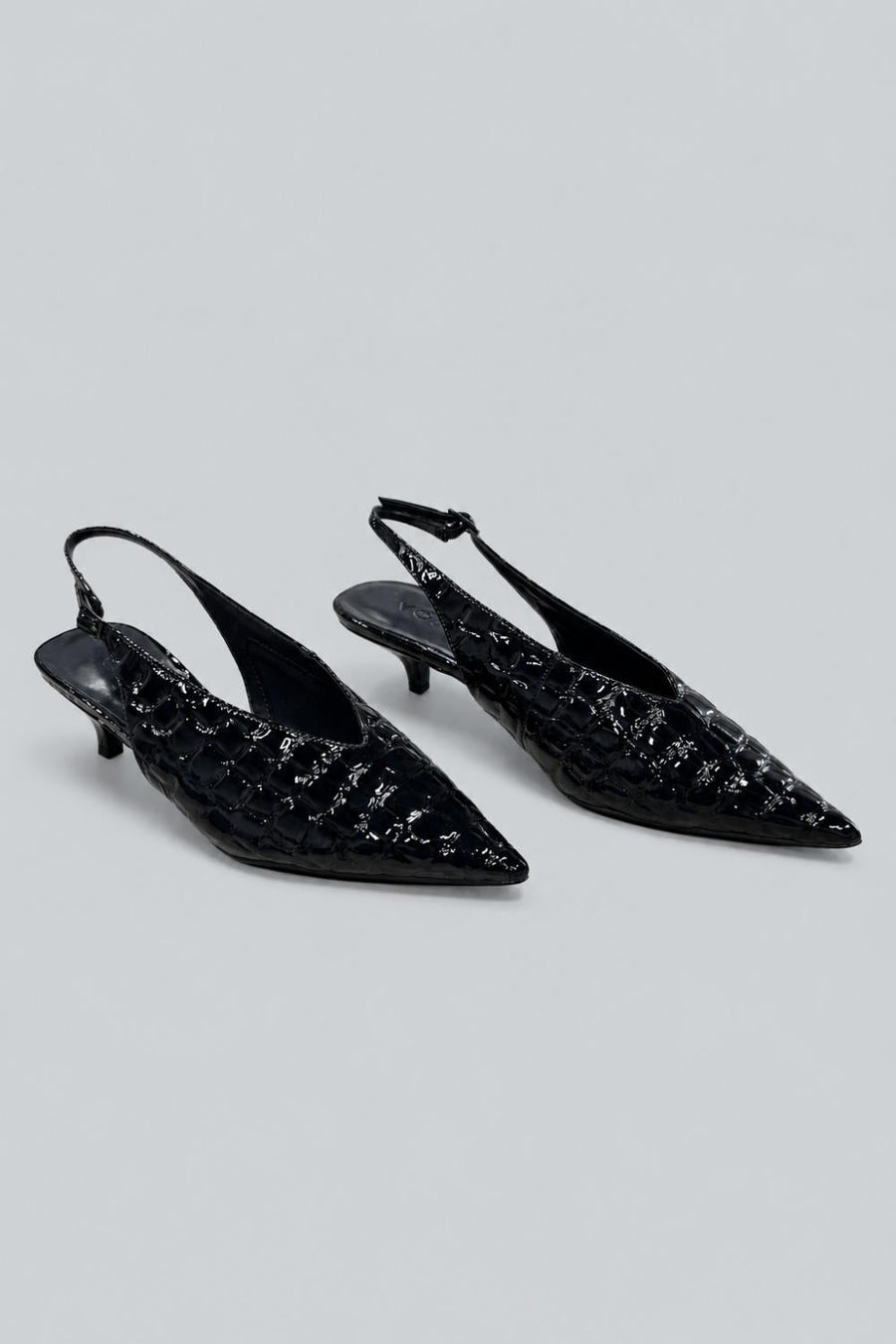 Women’s Gabby Pumps - Navy Croc - 7 - Heels