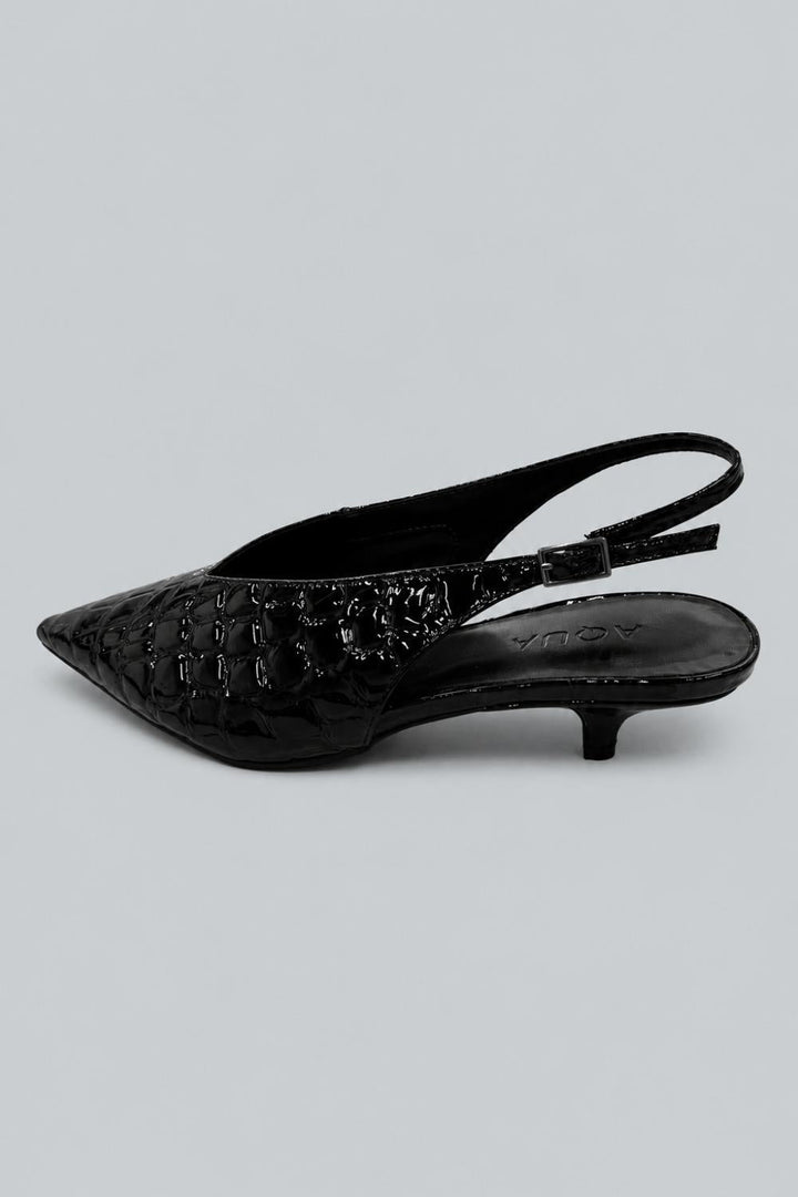 Women’s Gabby Pumps - Navy Croc - 7 - Heels