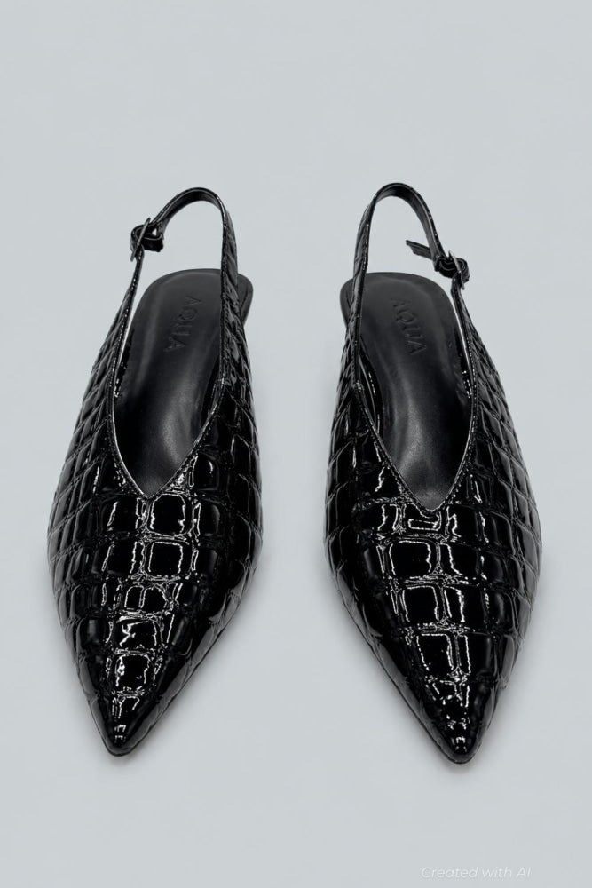 Women’s Gabby Pumps - Navy Croc - 7 - Heels