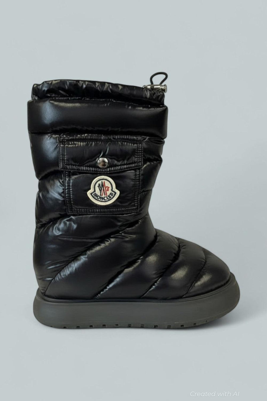 Women’s Gaia Quilted Cold Weather Boots - Black - 7 US / 37 EU - Boots