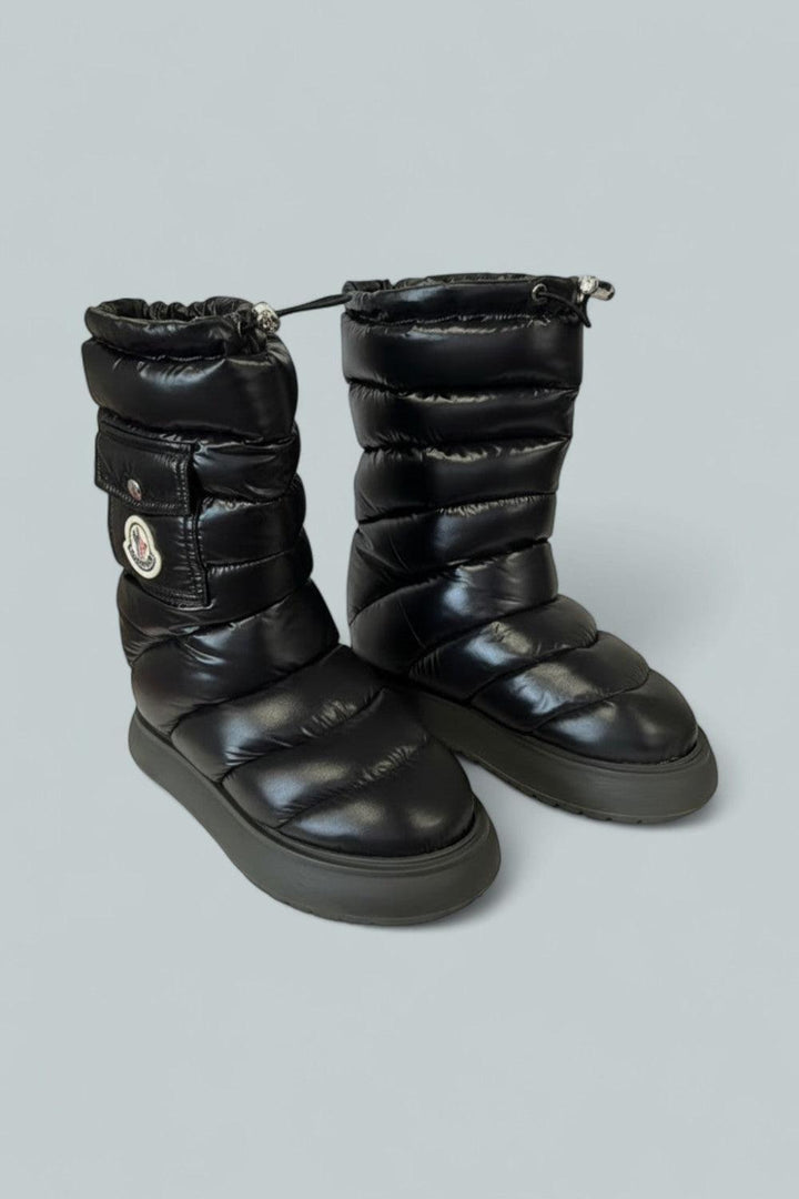 Women’s Gaia Quilted Cold Weather Boots - Black - 7 US / 37 EU - Boots