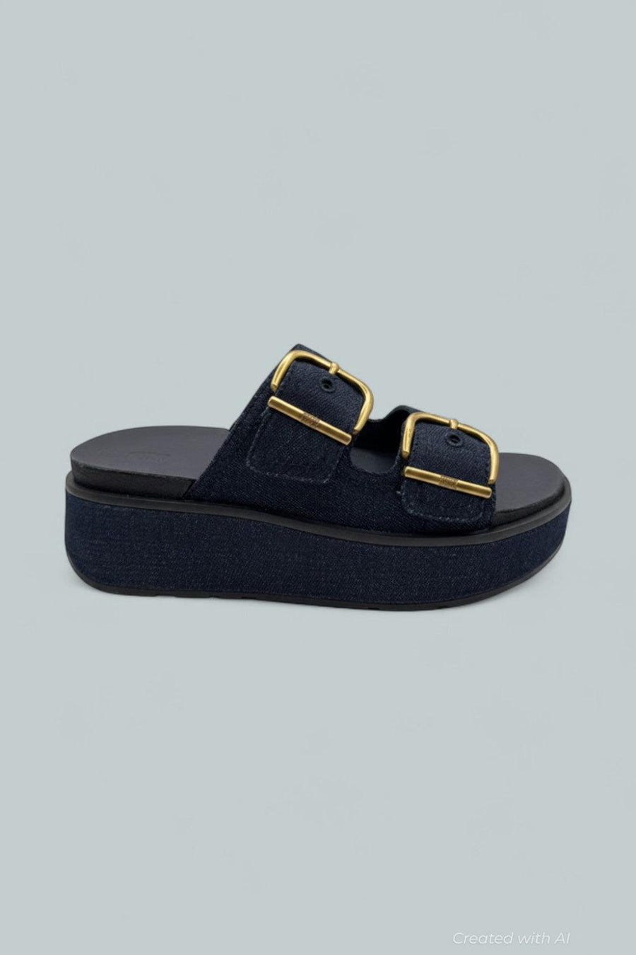 Women’s Gen-FF Max Buckle Sandals - Dark Denim - 7 - Sandals