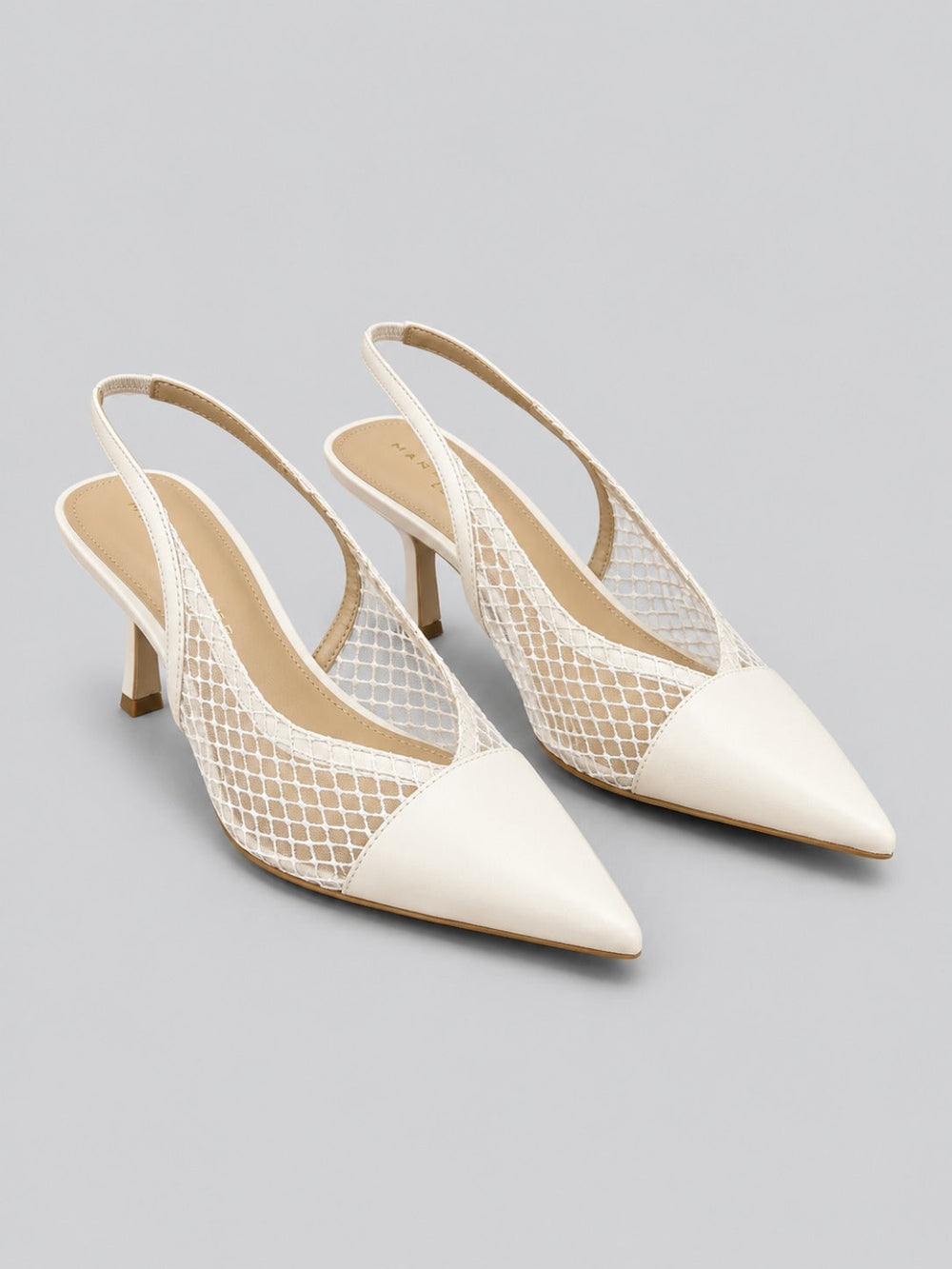 Women’s Gipsi Slingback Pumps - Ivory - 7.5 - Slingback