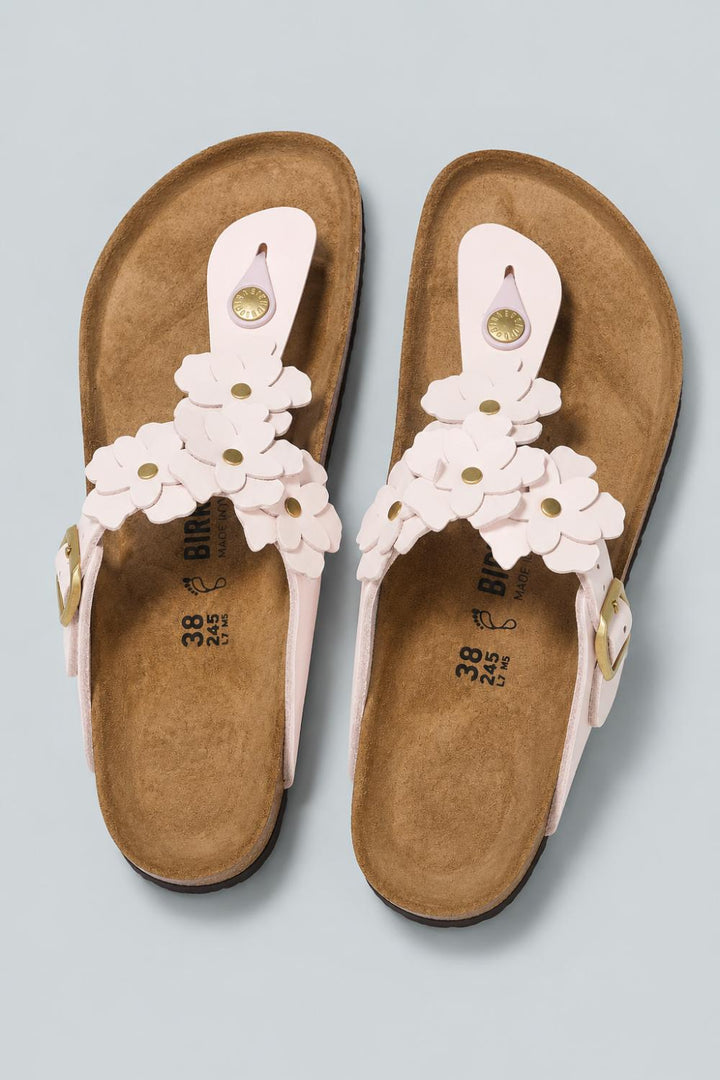 Women’s Gizeh Flowers Thong Sandals - Pink - 10 10.5 US / 41 EU - Sandal