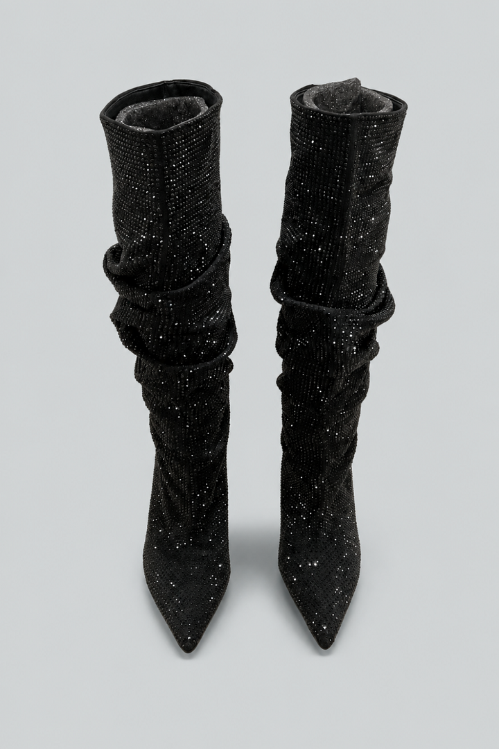 Women’s Glam Slouch Boots Exclusive - Black - 9.5 - Boots