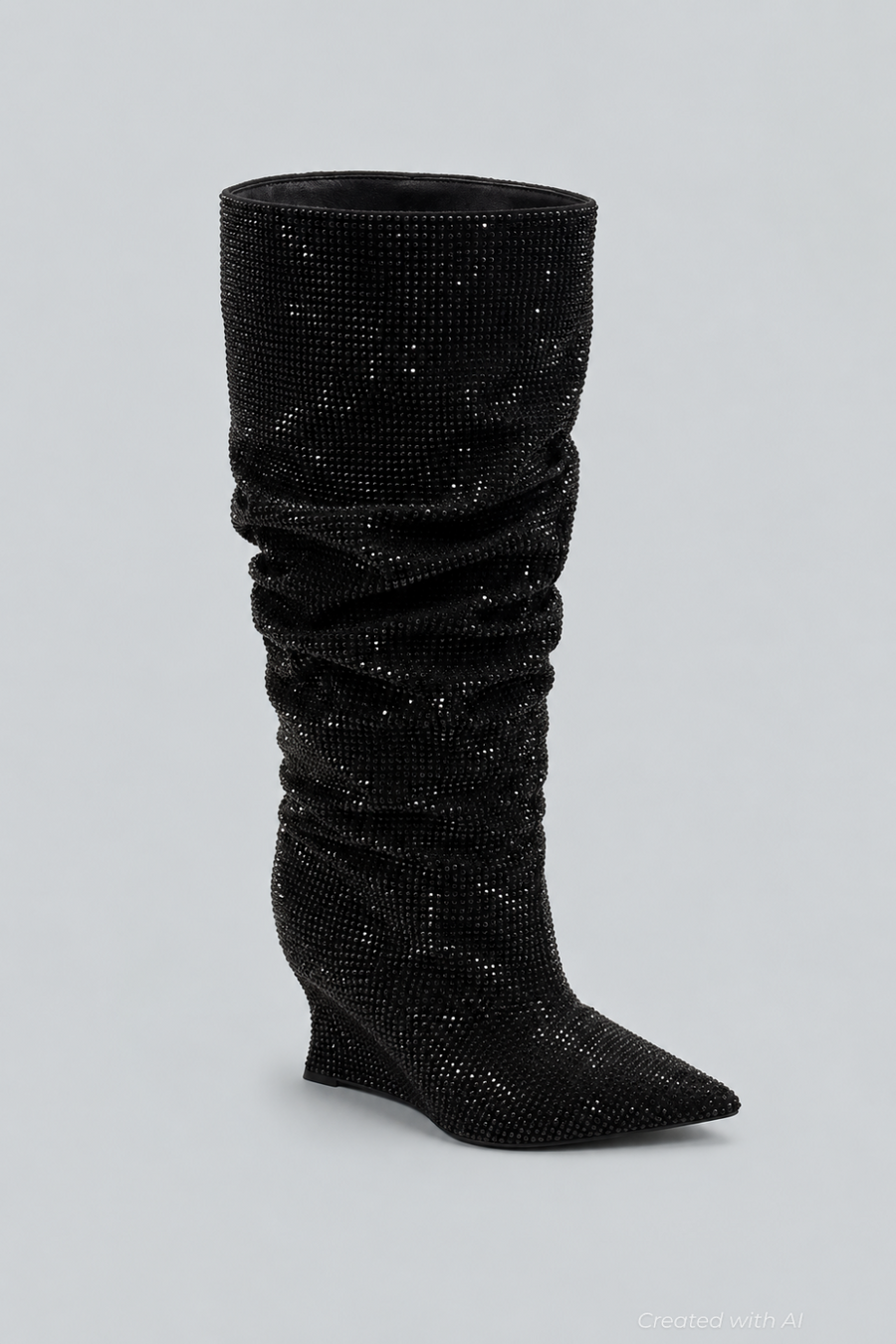 Women’s Glam Slouch Boots Exclusive - Black - 9.5 - Boots