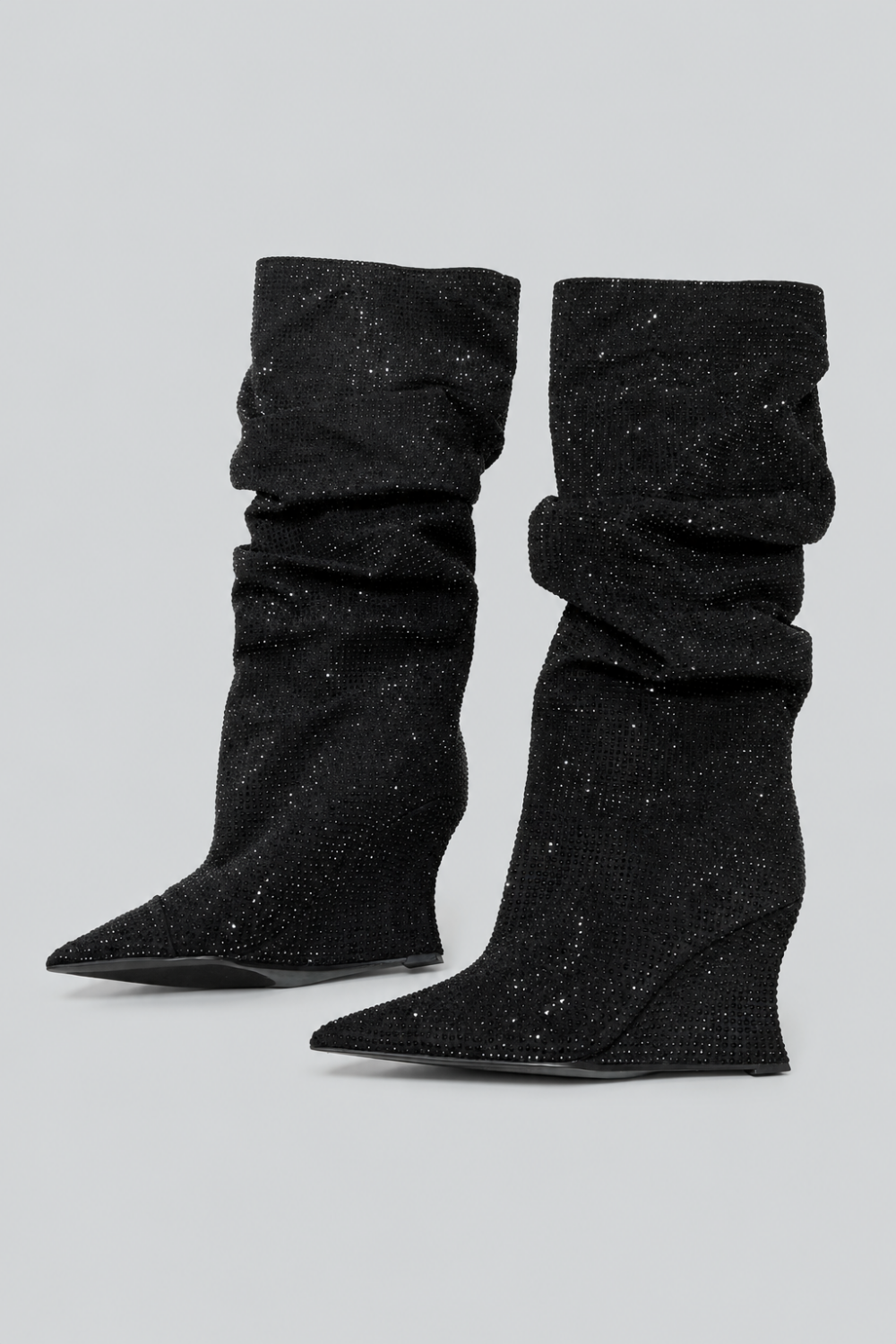 Women’s Glam Slouch Boots Exclusive - Black - 9.5 - Boots