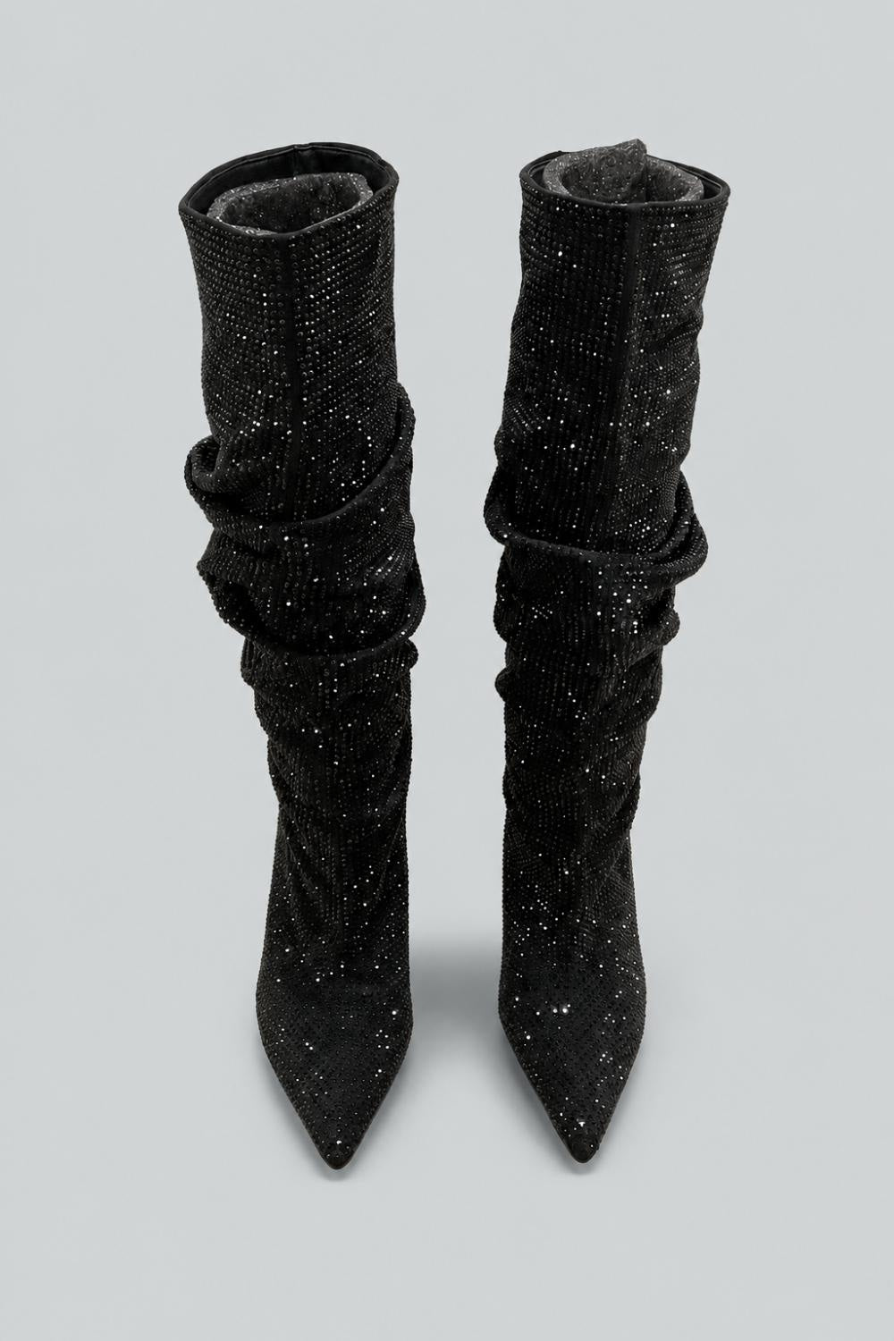 Women’s Glam Slouch Boots Exclusive - Black - 9.5 - Boots