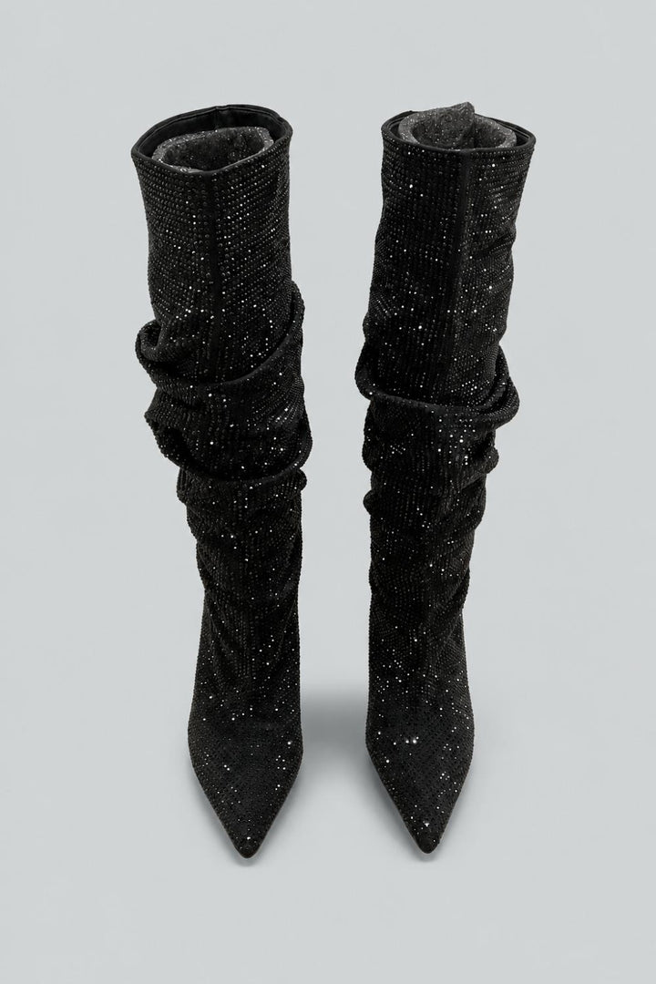 Women’s Glam Slouch Boots Exclusive - Black - 9.5 - Boots