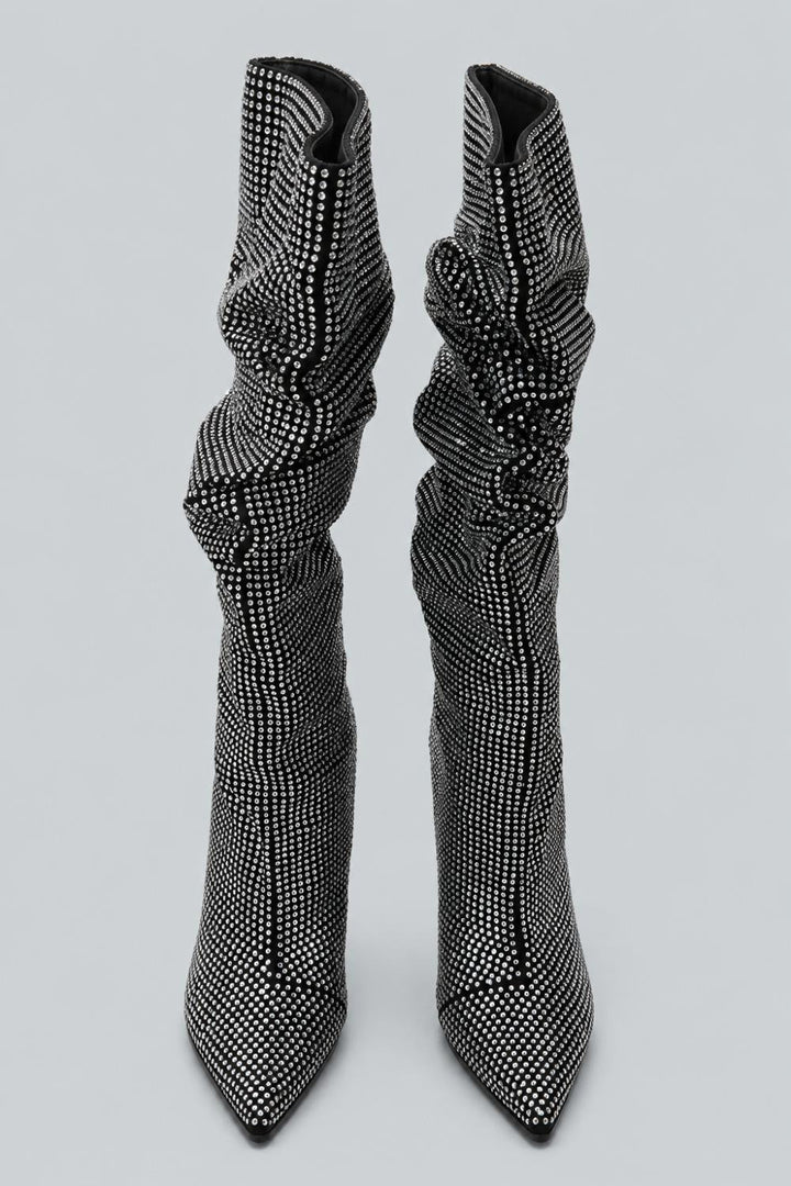 Women’s Glam Slouch Boots Exclusive - Silver - Boots