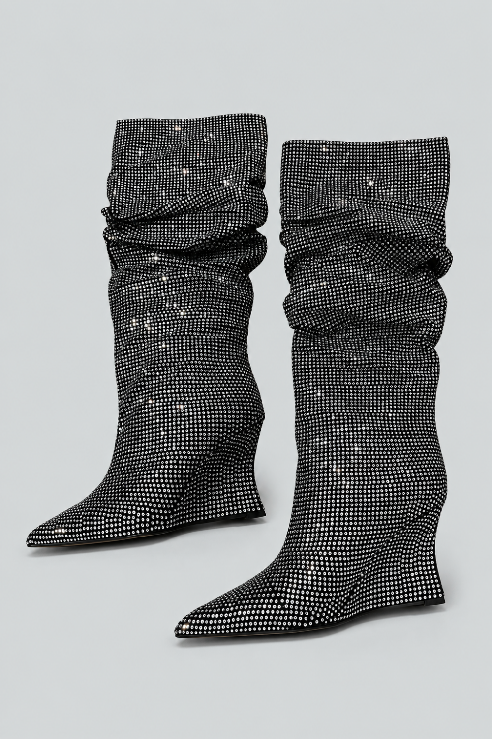 Women’s Glam Slouch Boots Exclusive - Silver - Boots