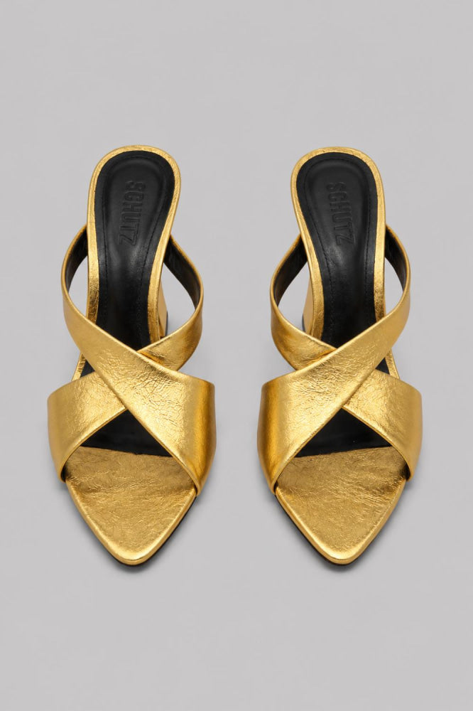 Women’s Glenda Sandals - Ouro - 6.5 - Sandal