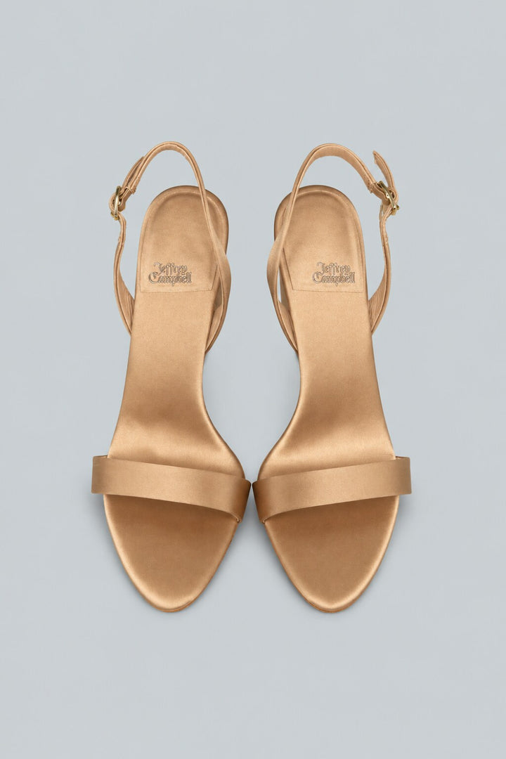 Women’s Go Getter Slingback Sandals - Natural Satin - Slingback