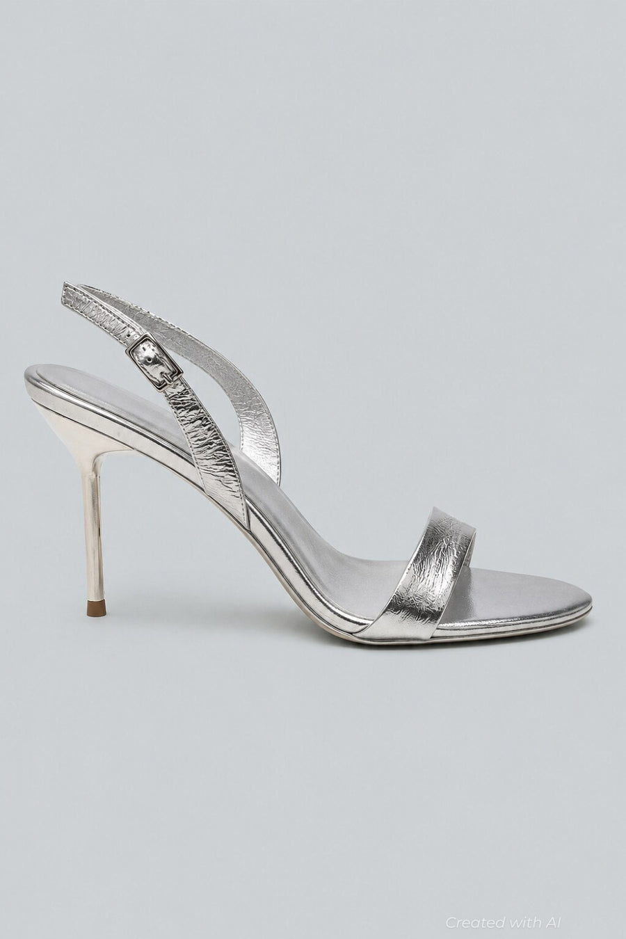 Women’s Go Getter Slingback Sandals - Silver Metallic - 7.5 - Slingback