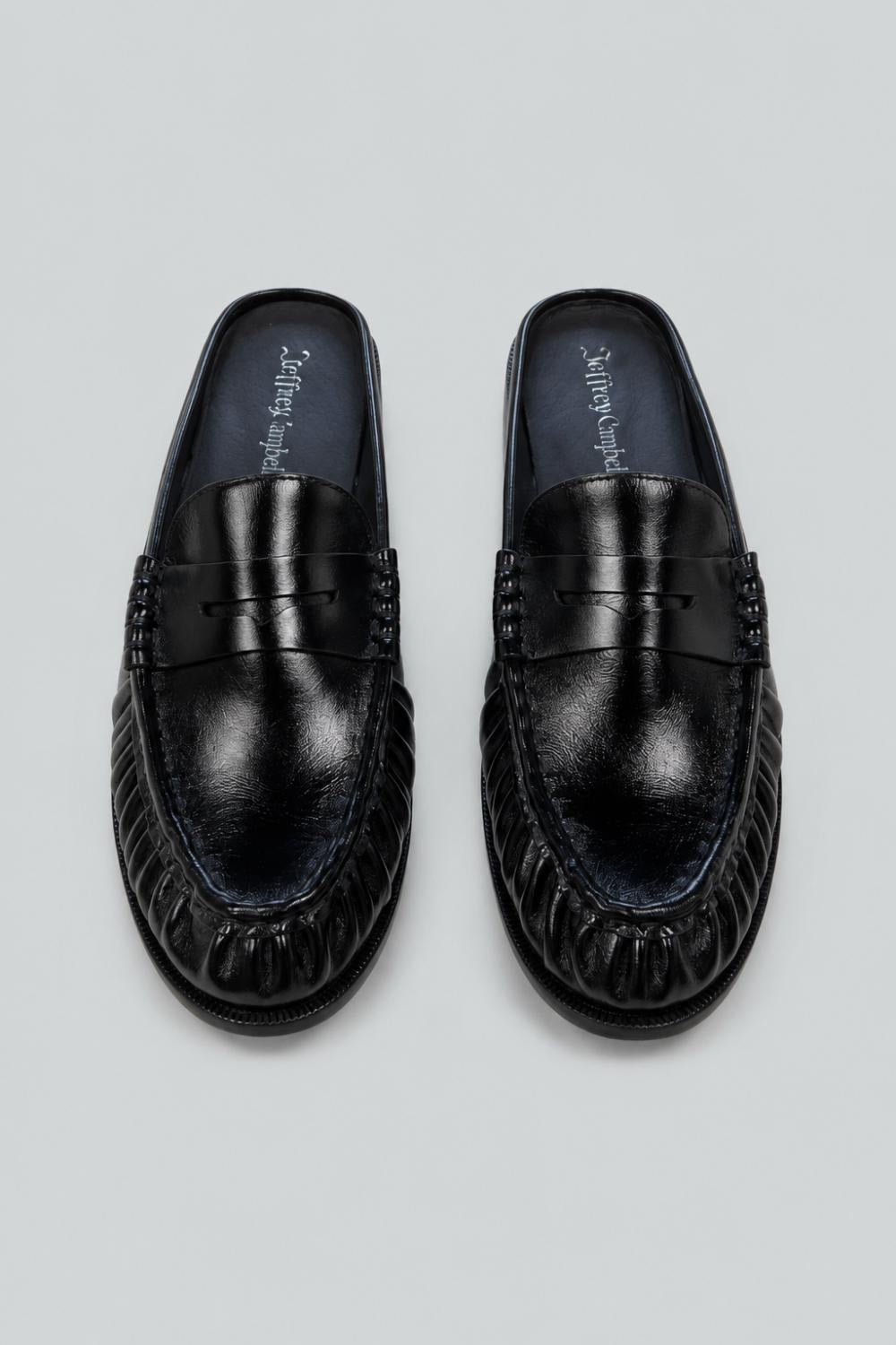 Women’s Goddard Leather Loafer Mules - Black - Mules