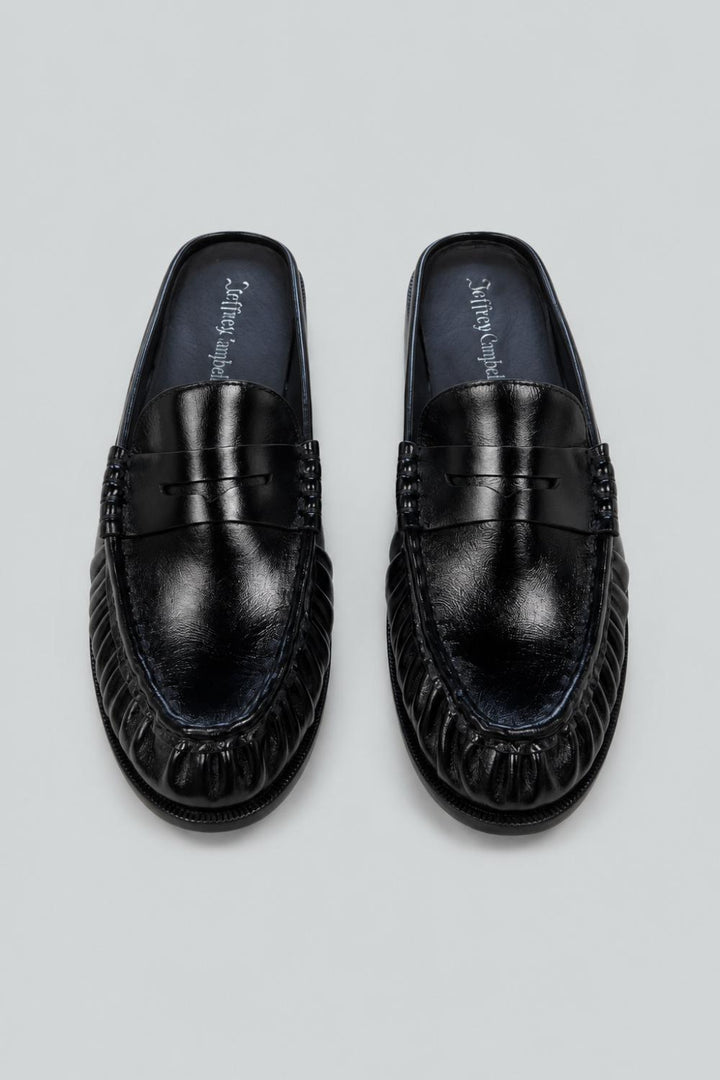 Women’s Goddard Leather Loafer Mules - Black - Mules