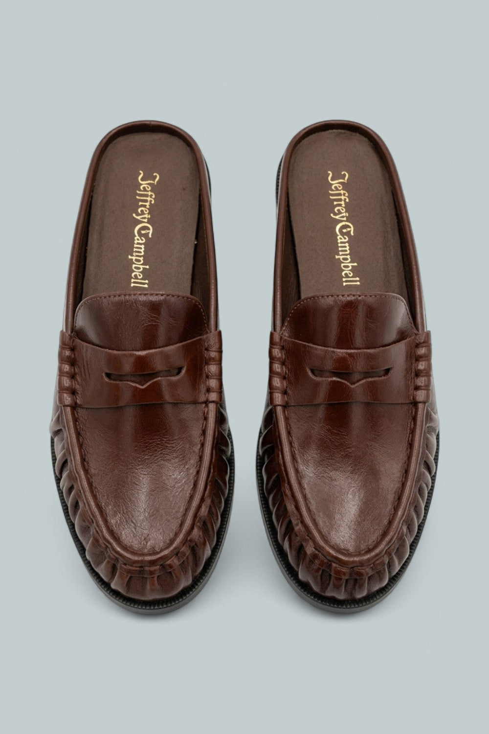 Women’s Goddard Leather Loafer Mules - Brown - 8 - Loafers