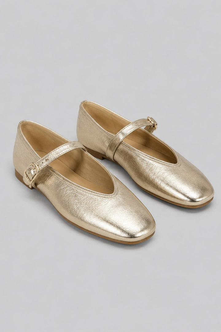 Women’s Godea Flats - Gold - 9 - Flats