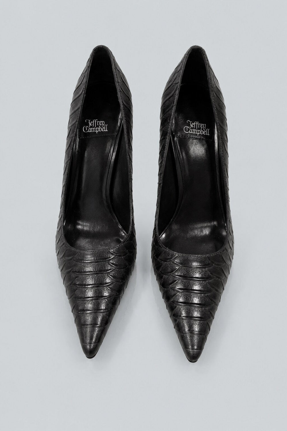 Women’s Good Luck Pumps - Gray Snake - 7.5 - Heels