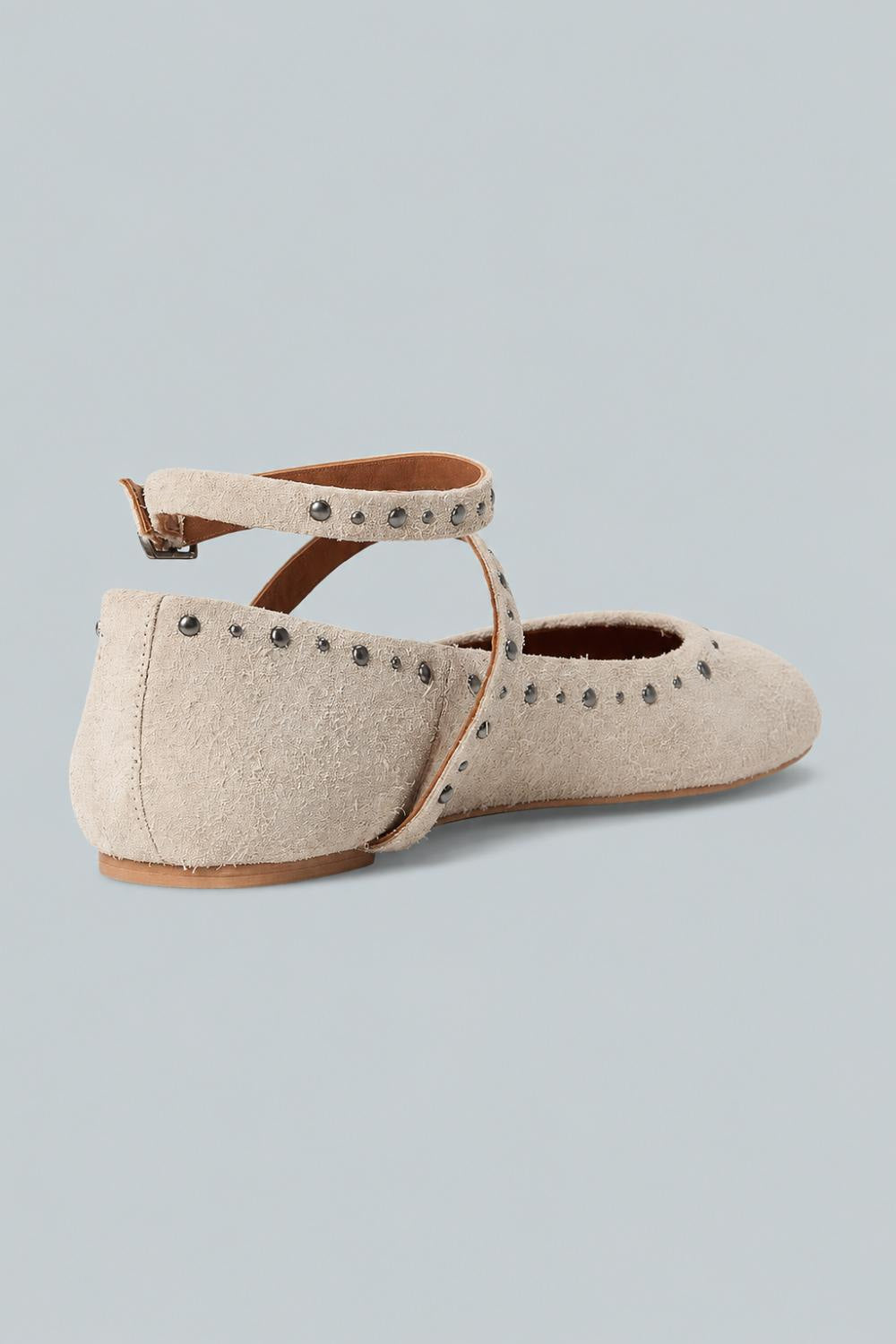 Women’s Grace Gems Ballet Flats - Sand Hairy Suede - EU 38 US WOMENS 8 M - Flats