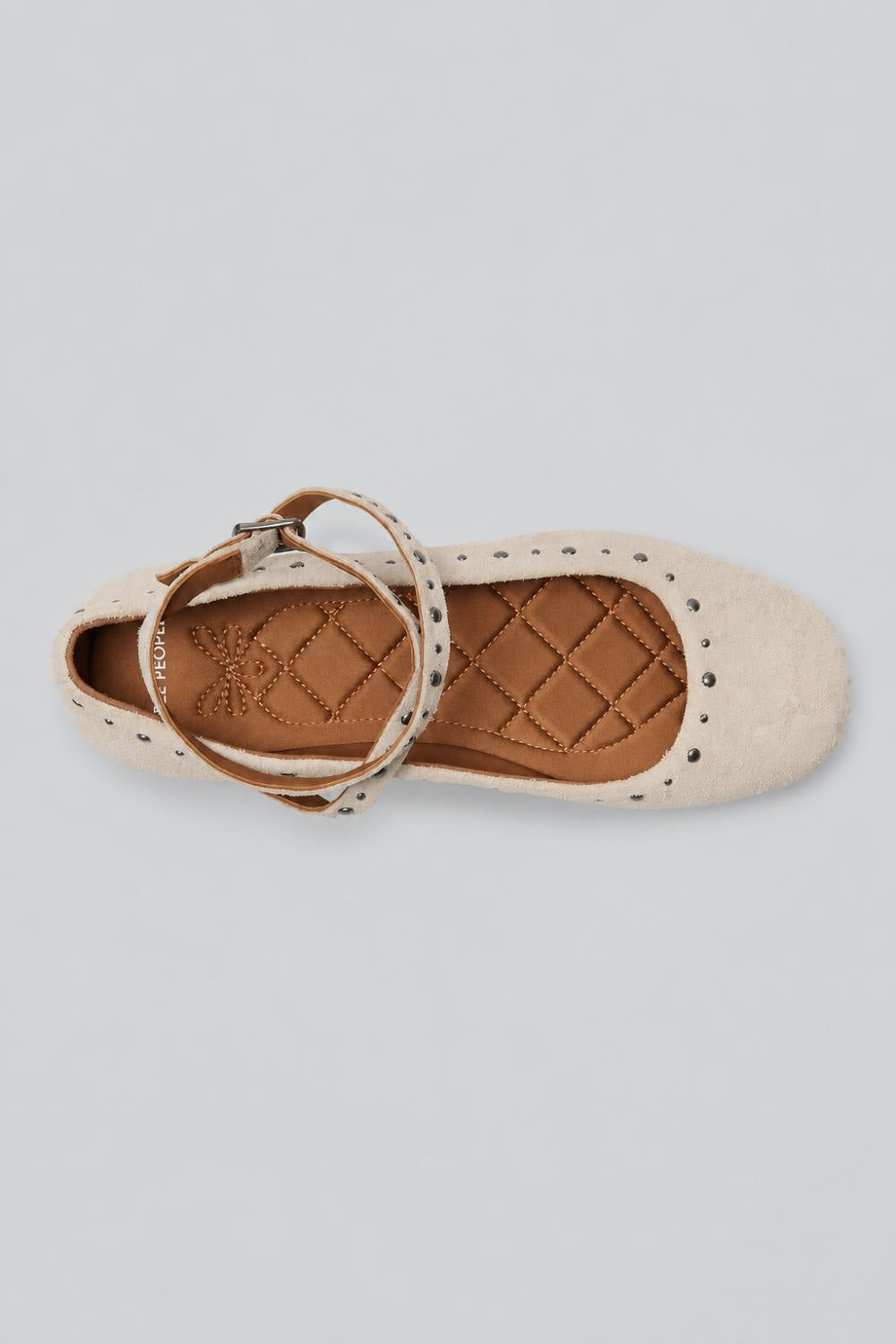 Women’s Grace Gems Ballet Flats - Sand Hairy Suede - EU 38 US WOMENS 8 M - Flats