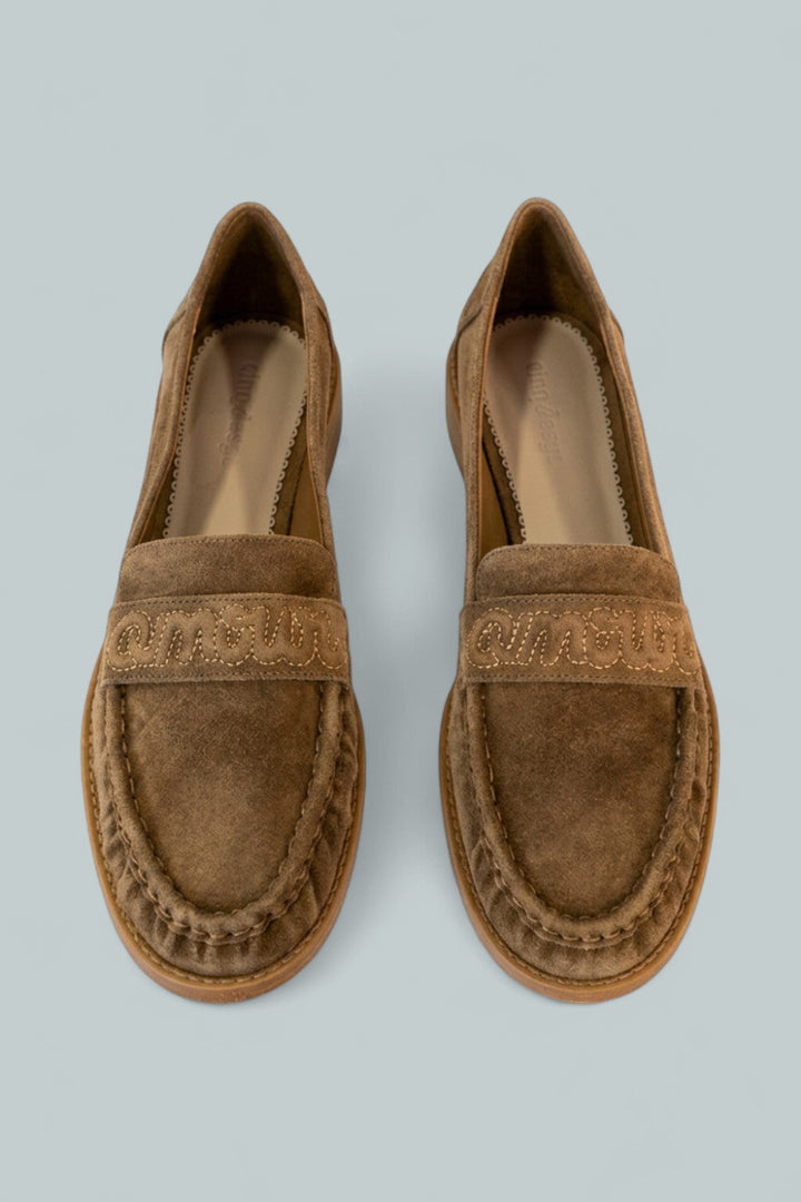 Women’s Gretta Suede Amour Flats - Golden Sienna - Flats