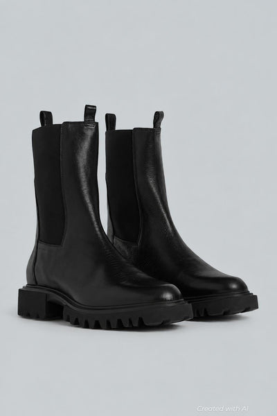 Women’s Hallie Boots - Black - Boots