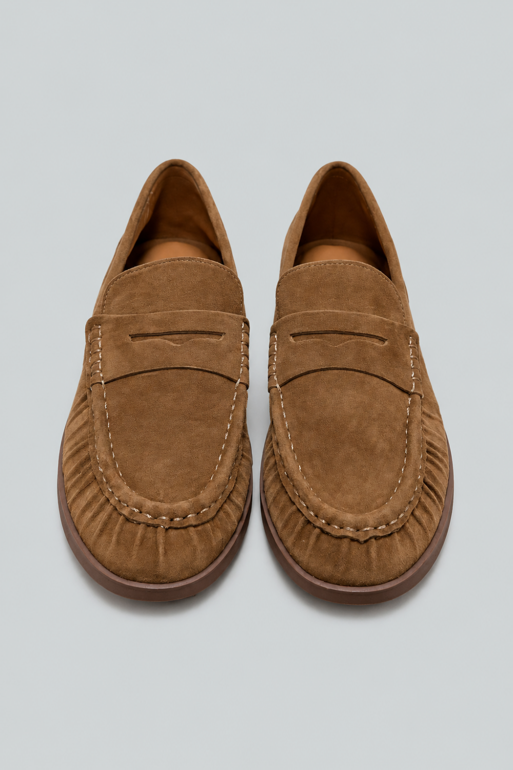 Women’s Hanah Loafer Flats Exclusive - Chestnut Suede - Loafers