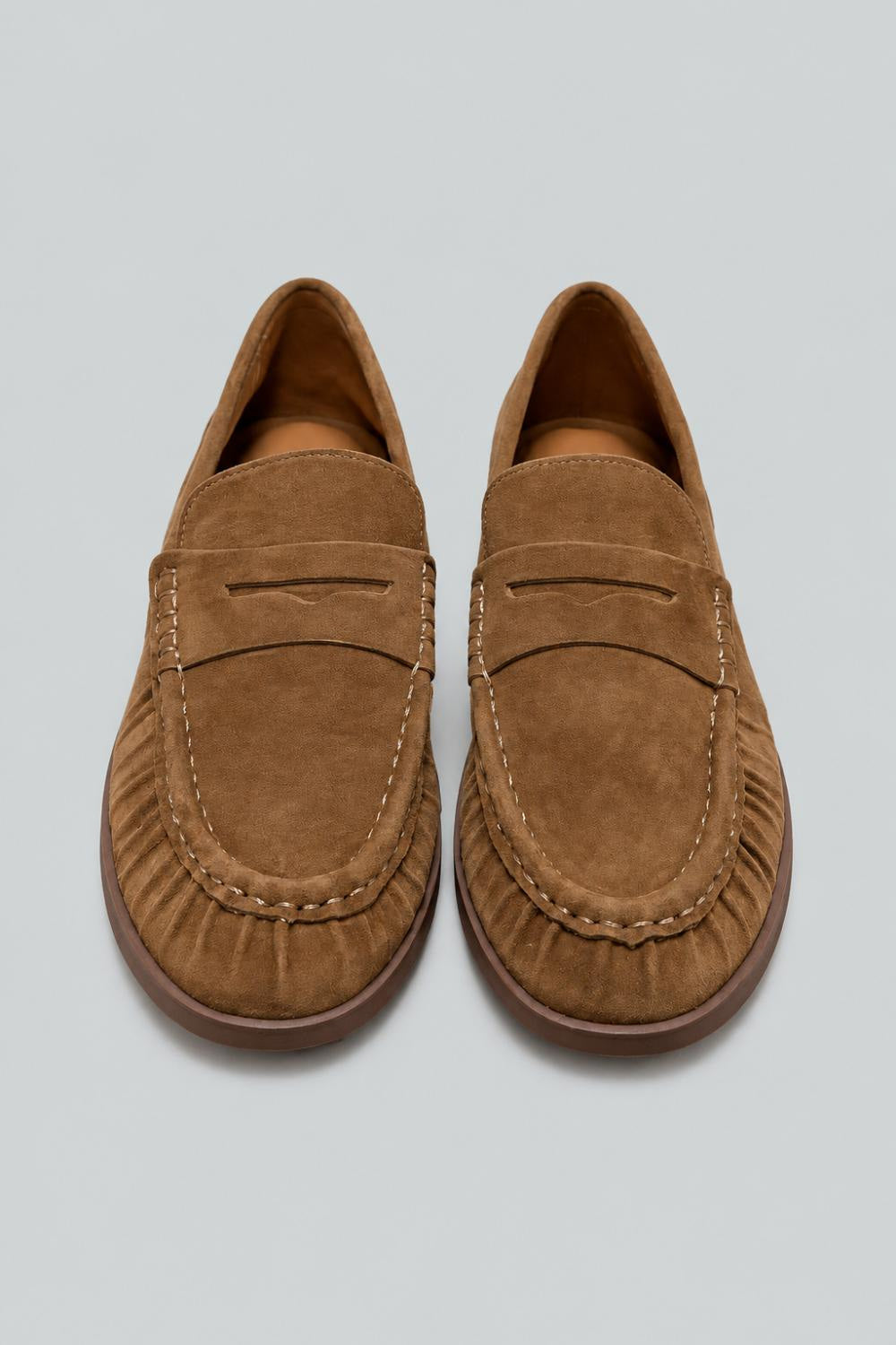Women’s Hanah Loafer Flats Exclusive - Chestnut Suede - Loafers