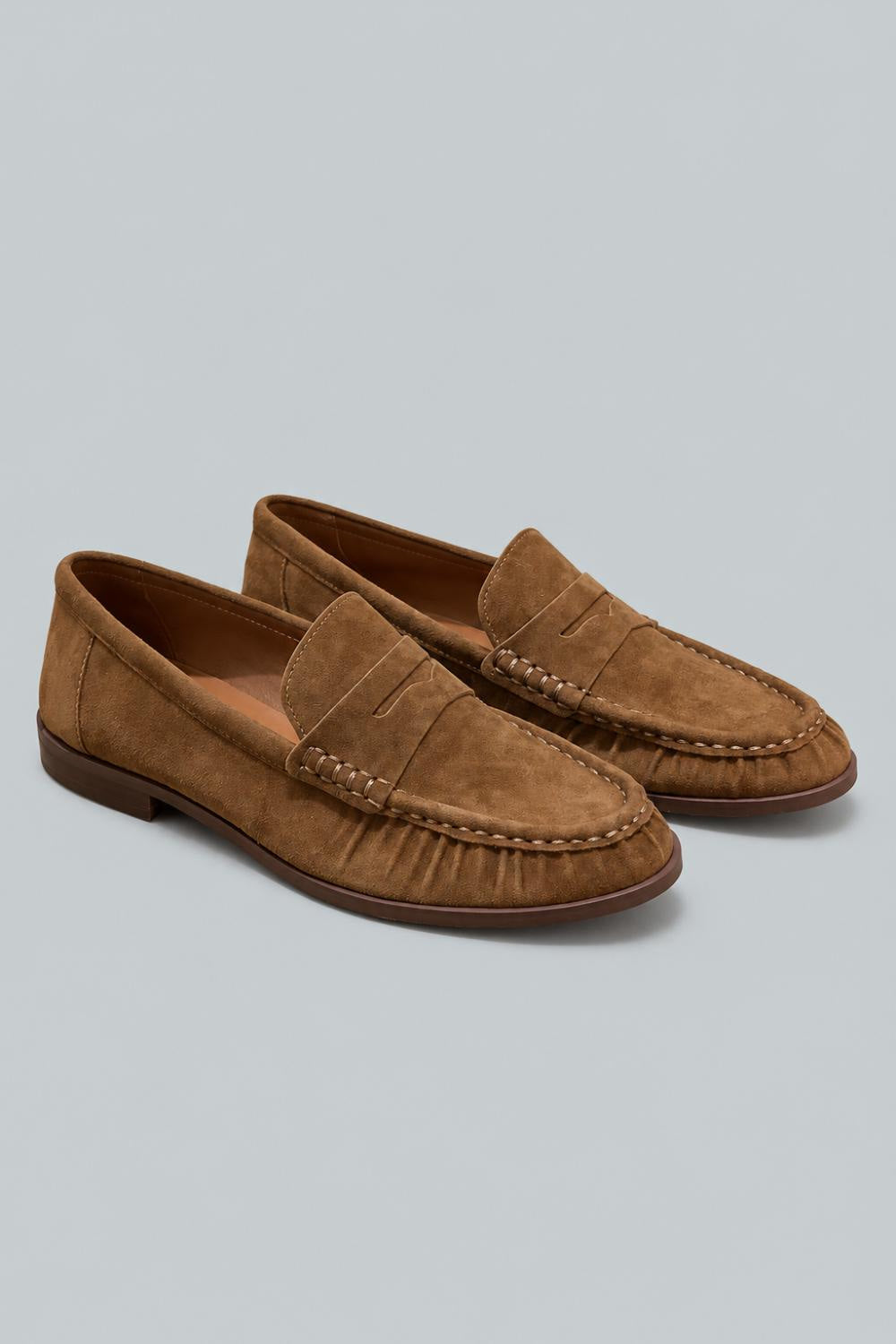 Women’s Hanah Loafer Flats Exclusive - Chestnut Suede - Loafers