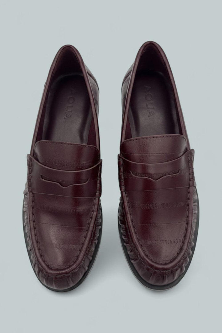 Women’s Hanah Loafer Flats Exclusive - Wine - 7.5 US - Loafers