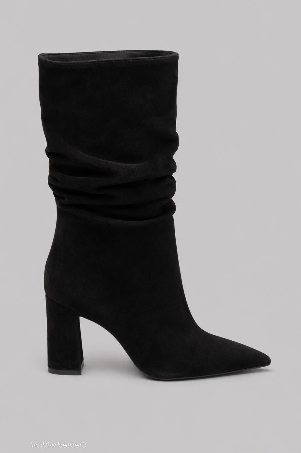 Women’s Harriet Suede Slouch Boots - Preto - 8 - Boots