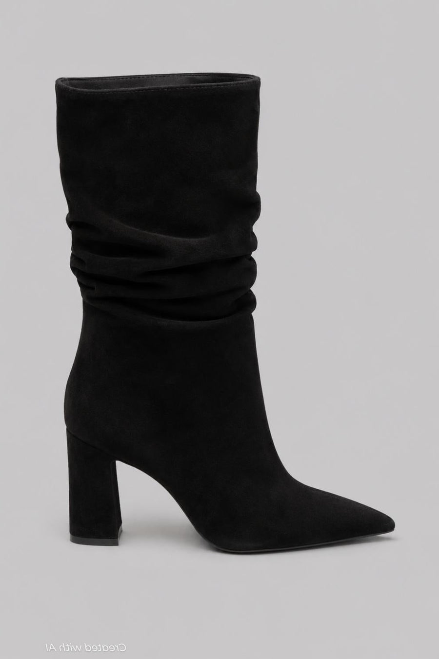 Women’s Harriet Suede Slouch Boots - Preto - 8 - Boots
