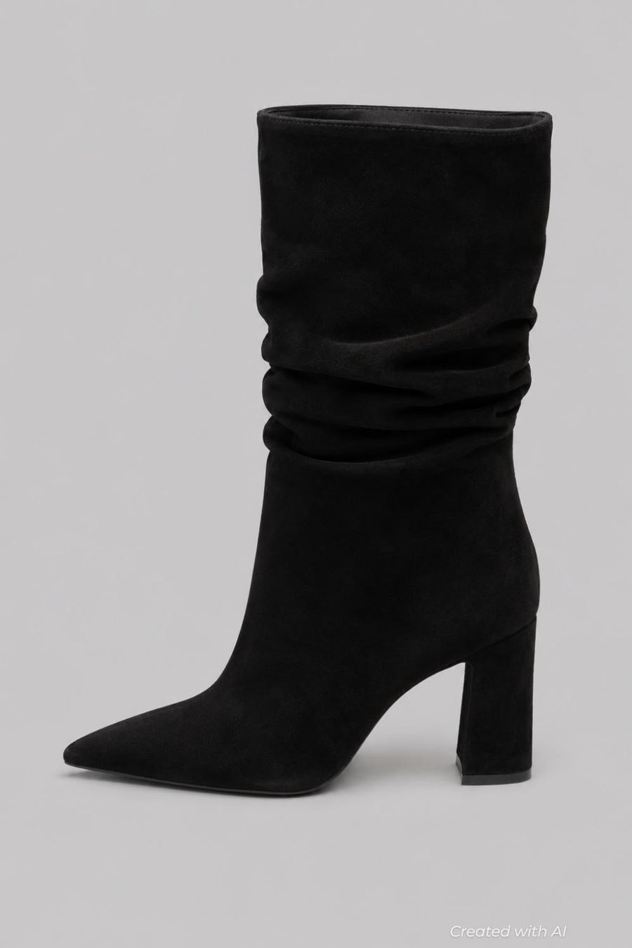 Women’s Harriet Suede Slouch Boots - Preto - 8 - Boots