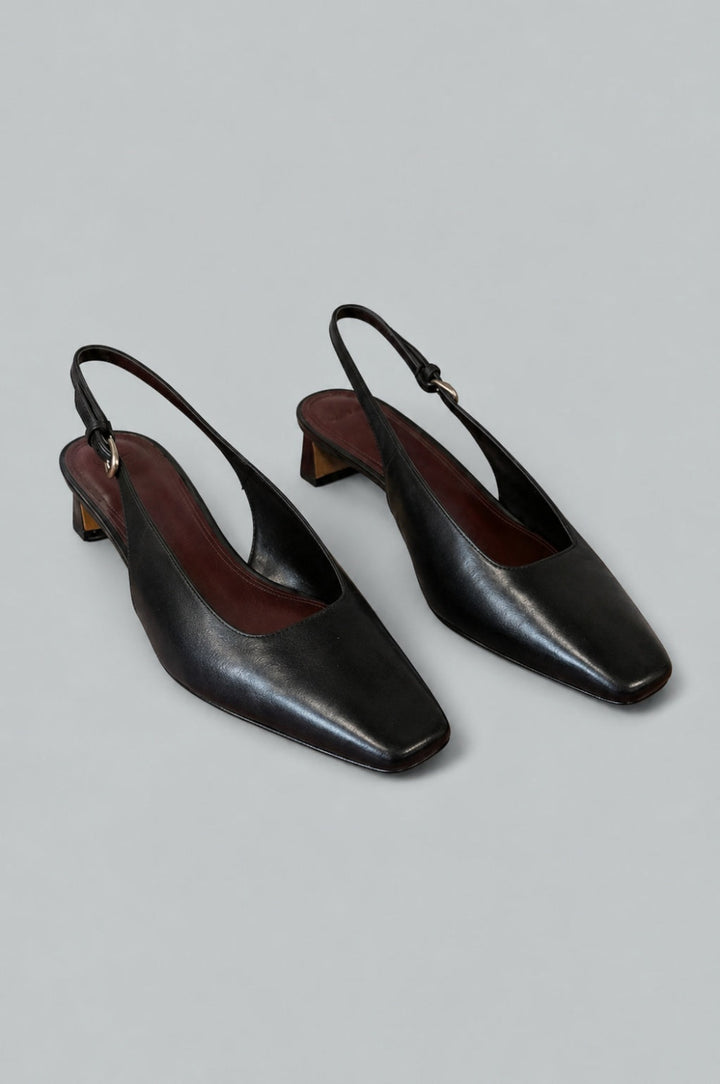 Women’s Hart Slingback Pumps - Black - 7.5 - Slingback