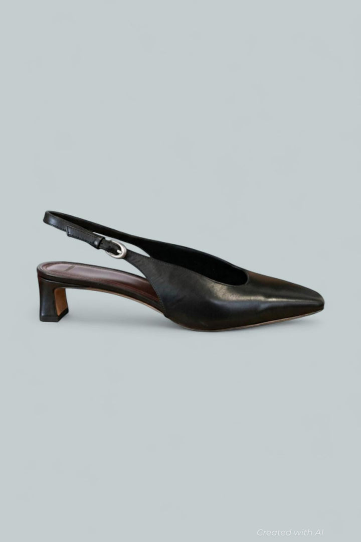 Women’s Hart Slingback Pumps - Black - 7.5 - Slingback